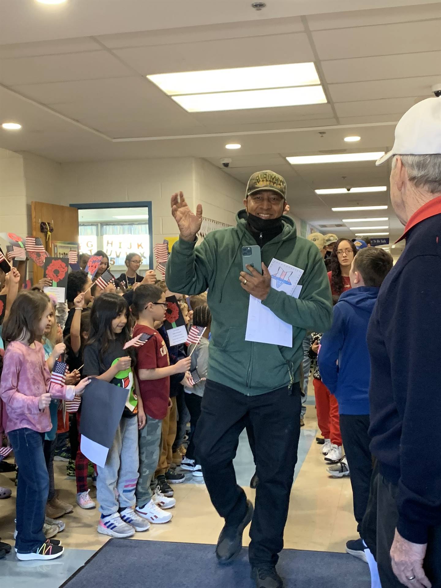 Veterans clap out