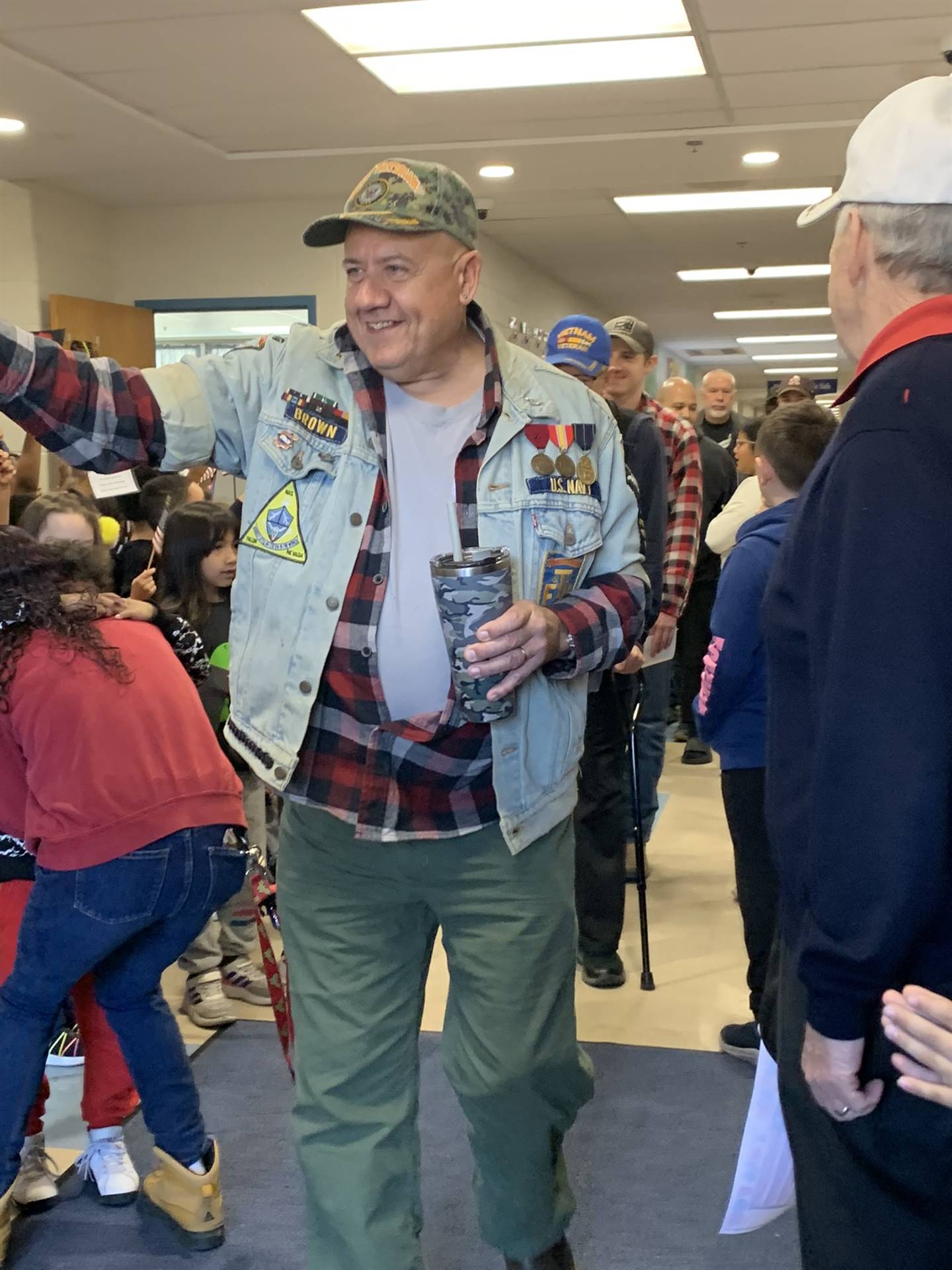 Veterans clap out